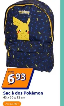 Offre: Sac à dos Pokémon