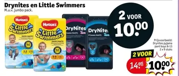 Aanbieding: Drynites en Little Swimmers