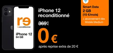 Offre: iPhone 12 reconditionné