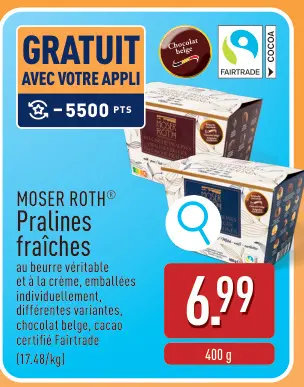 Offre: Moser Roth® Pralines fraîches