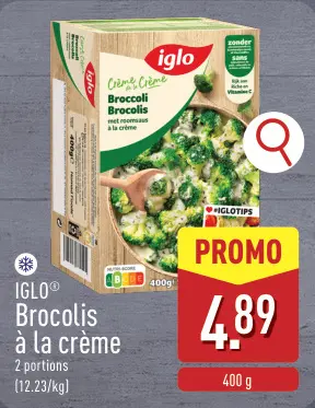 Offre: Brocolis à la crème