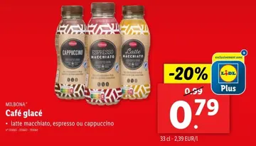 Offre: Café glacé