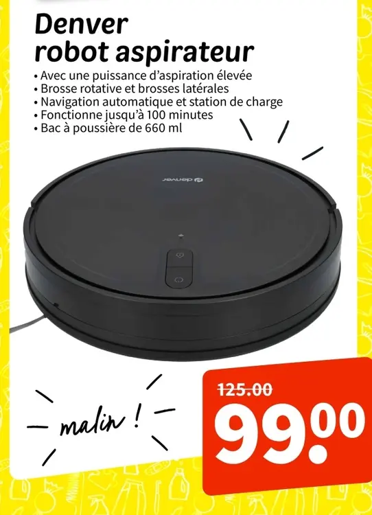 Offre: robot aspirateur