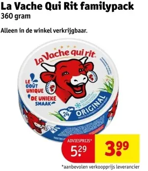 Aanbieding: La Vache Qui Rit familypack