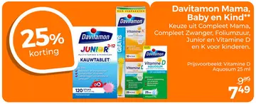 Aanbieding: Davitamon Mama, Baby en Kind