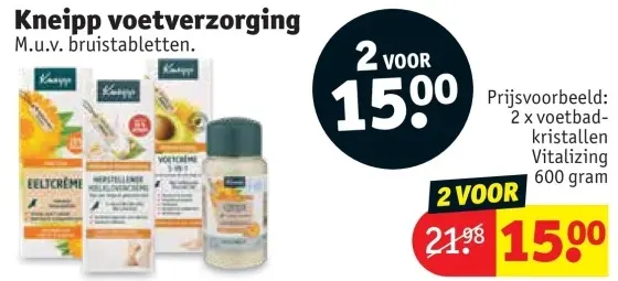 Promotie: Kneipp voetverzorging