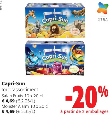 Offre: Capri-Sun tout l'assortiment