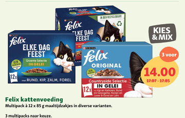 Aanbieding: Felix kattenvoeding