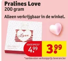Aanbieding: Pralines Love