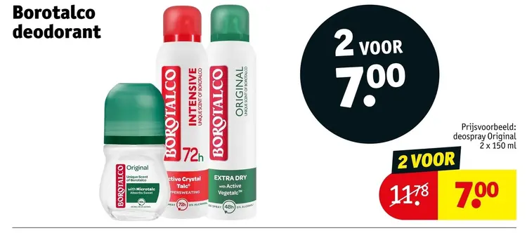 Aanbieding: Borotalco deodorant