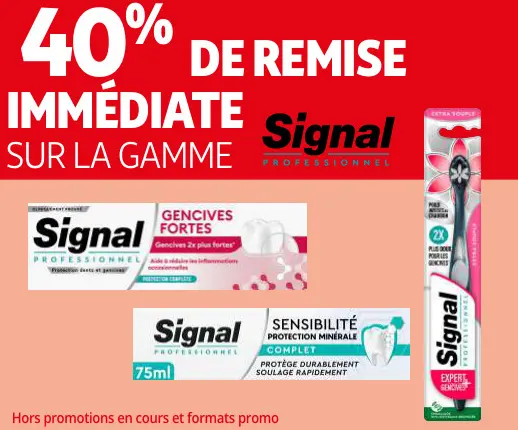 Promotie: Signal Professional Toothpaste and Toothbrush