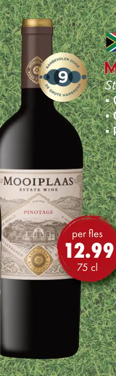Aanbieding: Mooiplaas Estate Wine Pinotage