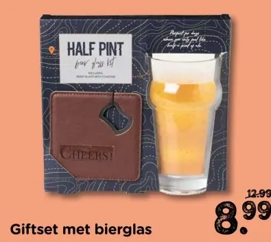Aanbieding: Giftset met bierglas