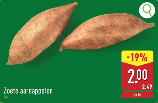 Promotie: Zoete aardappelen