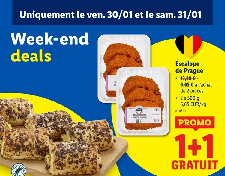 Offre: Escalope de Prague