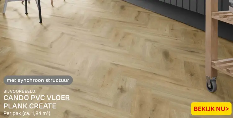 Aanbieding: Cando pvc vloer plank create