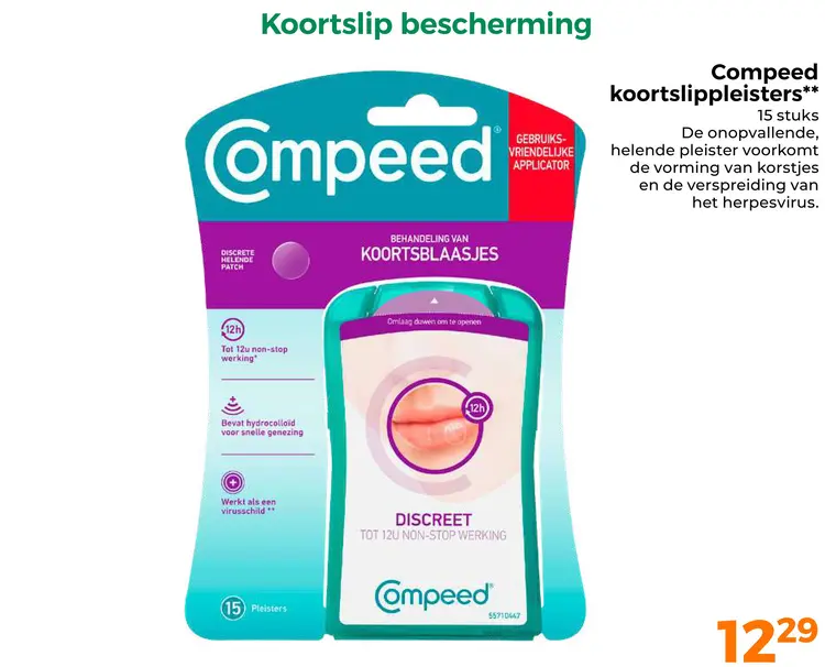 Aanbieding: Koortslippleisters