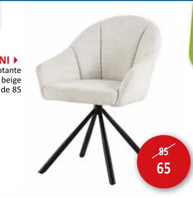 Offre: Chaise pivotante