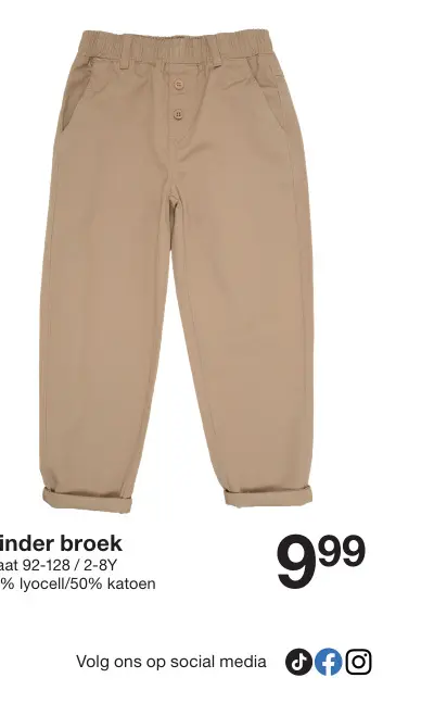 Aanbieding: kinder broek