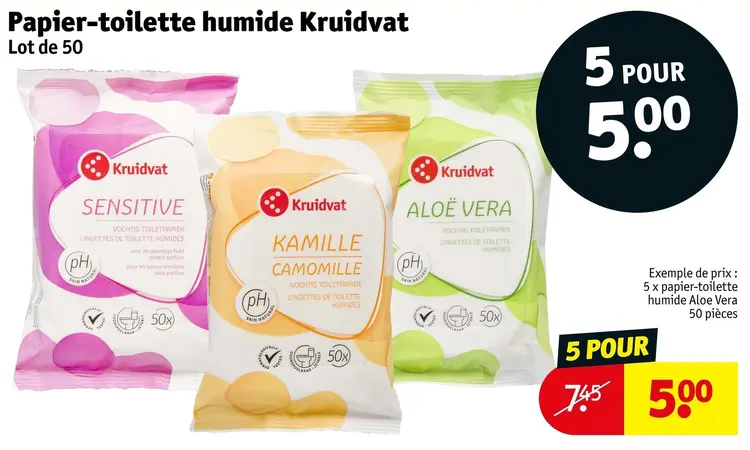 Offre: Papier-toilette humide