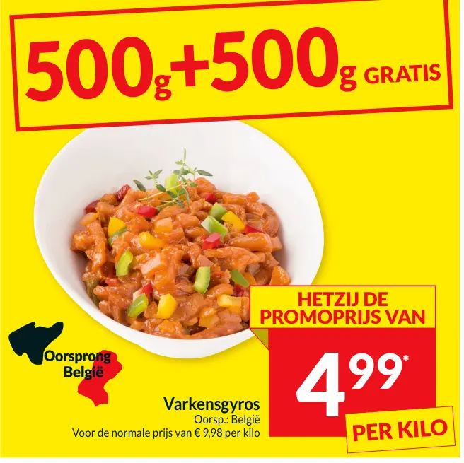 Promotie: Varkensgyros
