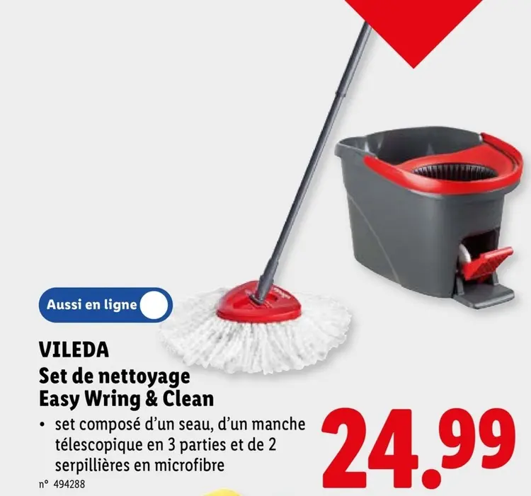 Offre: Set de nettoyage Easy Wring & Clean