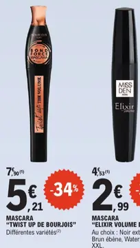 Offre: MASCARA "TWIST UP DE BOURJOIS"
