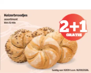 Promotie: Keizerbroodjes
