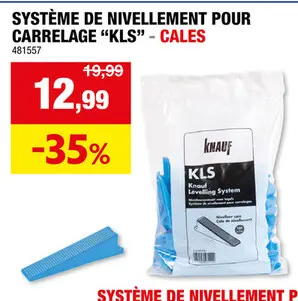 Offre: Knauf KLS clips 100 pièces