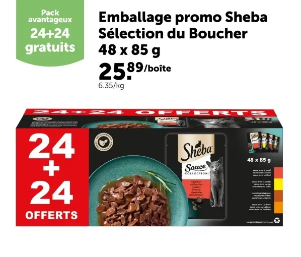Offre: Emballage promo Sheba Sélection du Boucher