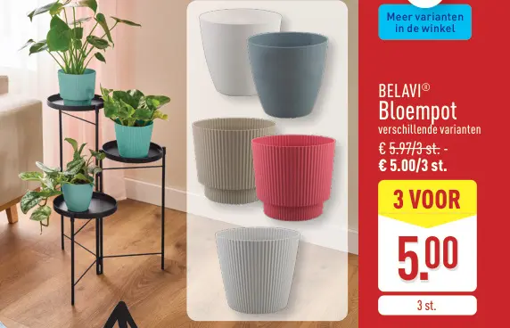 Promotie: Bloempot