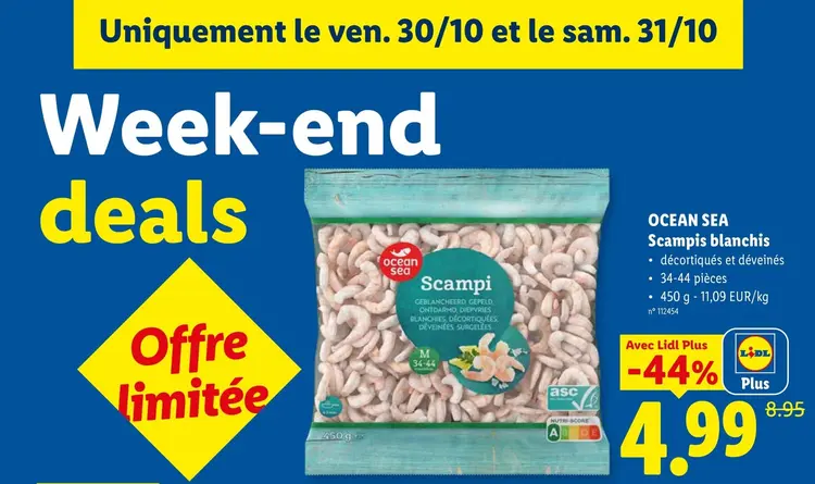 Offre: Scampi