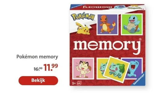 Aanbieding: Pokémon memory
