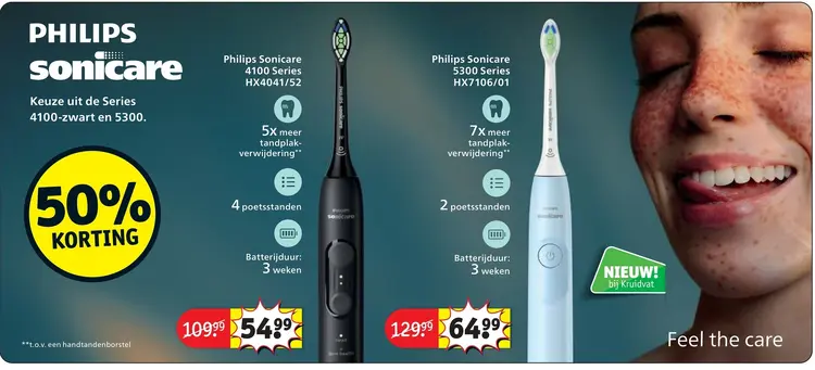 Aanbieding: Philips Sonicare Keuze uit de Series 4100-zwart