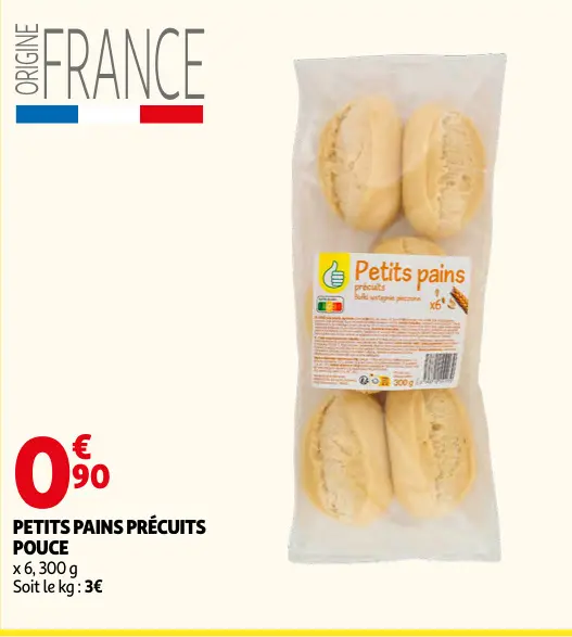 Promotie: Petits pains précuits