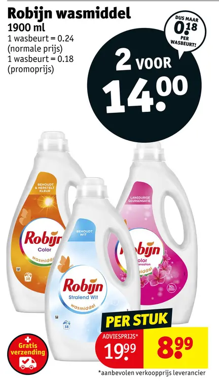 Promotie: Wasmiddel
