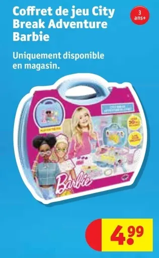 Offre: Coffret de jeu City Break Adventure Barbie