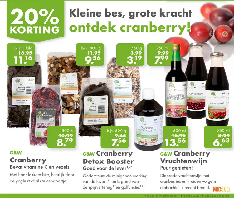 Aanbieding: Cranberry