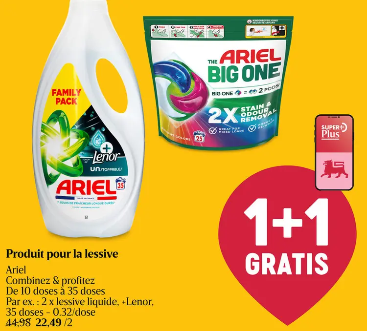 Offre: Produit pour la lessive