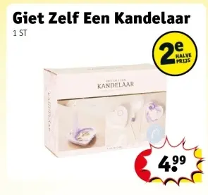 Aanbieding: Giet Zelf Een Kandelaar