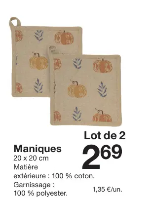 Offre: Maniques