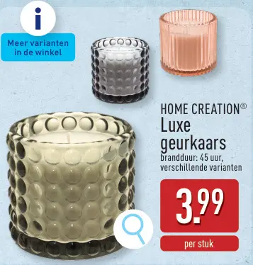Promotie: Luxe geurkaars