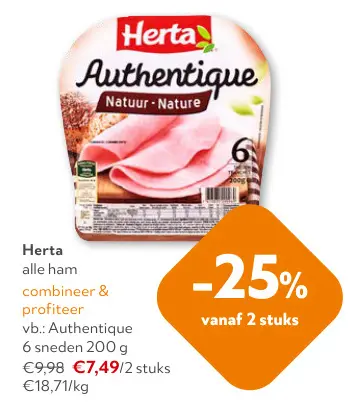 Promotie: Authentique ham