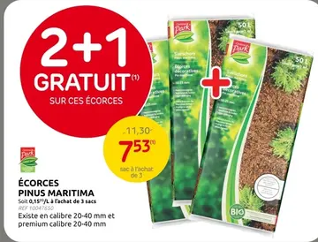 Offre: Écorces pinus maritima