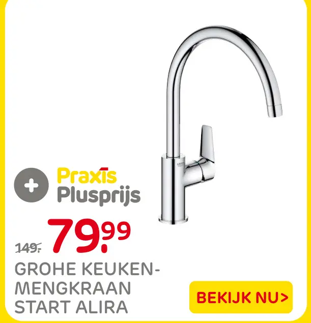 Aanbieding: Keuken- mengkraan start alira