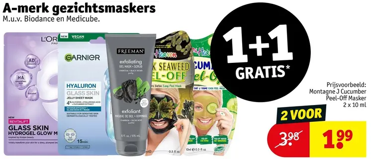 Aanbieding: Gezichtsmaskers