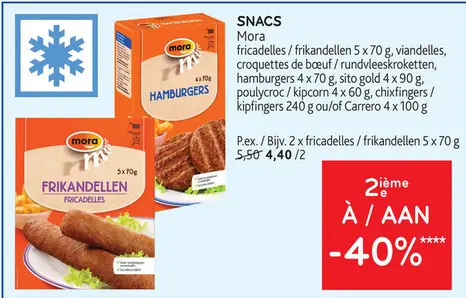 Offre: Snacs