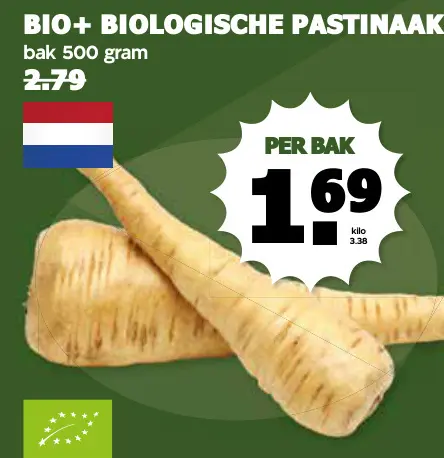 Aanbieding: Biologische pastinaak