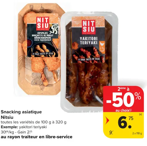 Offre: Snacking asiatique