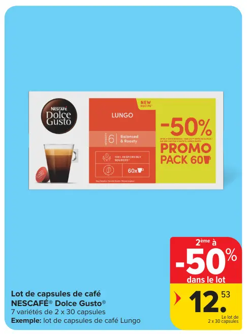 Offre: Lot de capsules de café